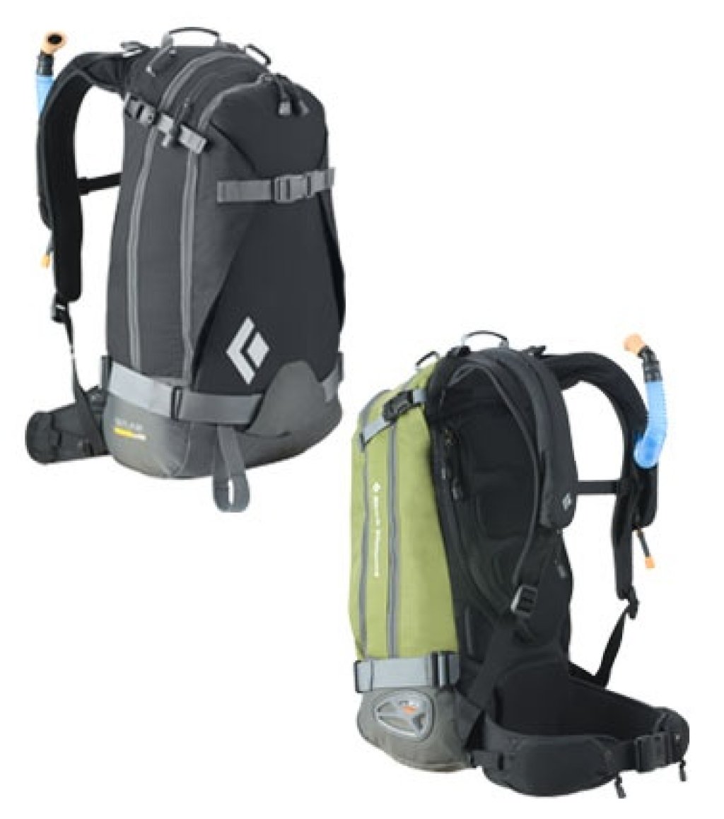 Backpacks from BlackDiamond with integrated AvaLung system