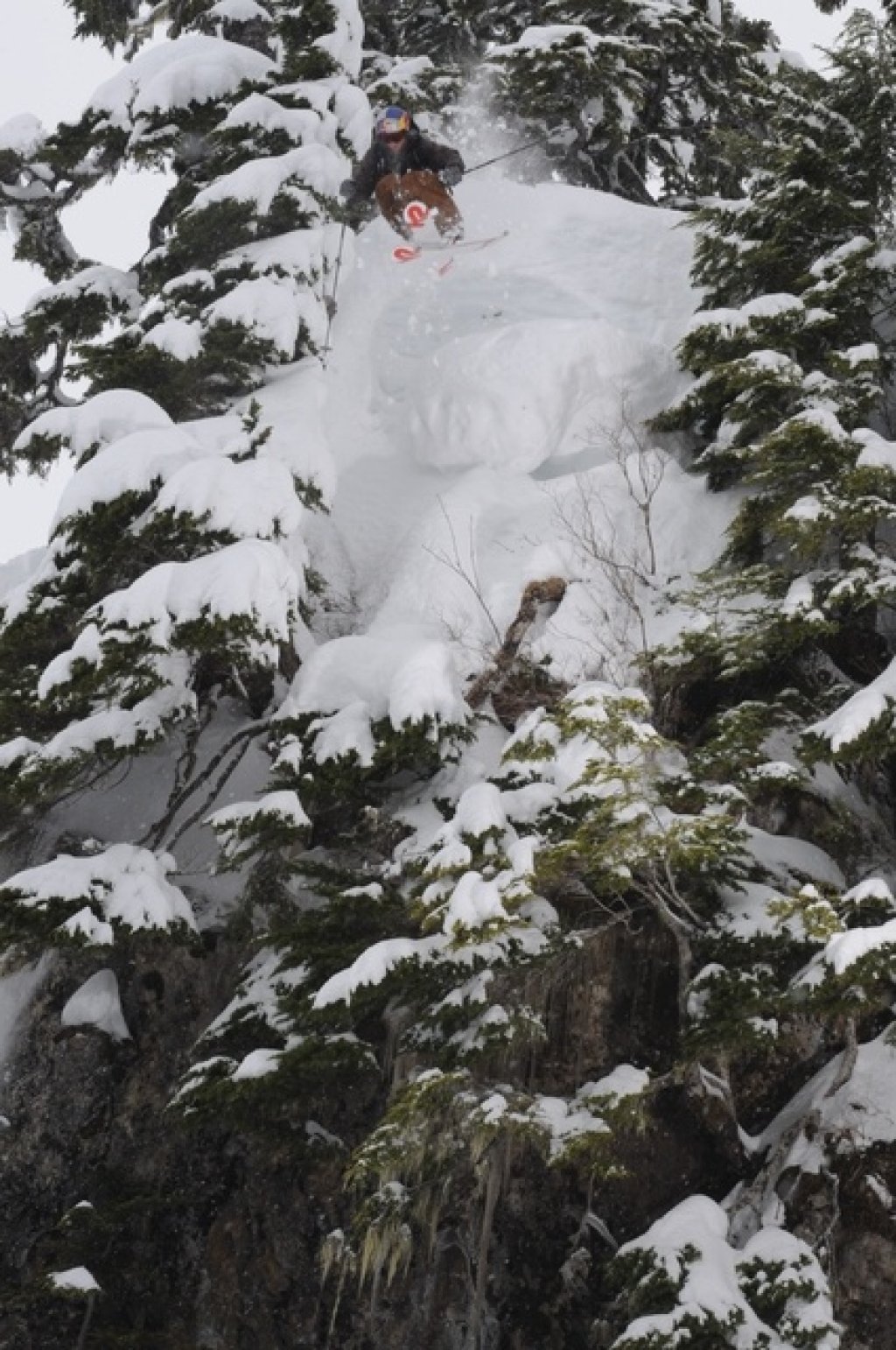 Shane McConkey doing one of his favorite things.