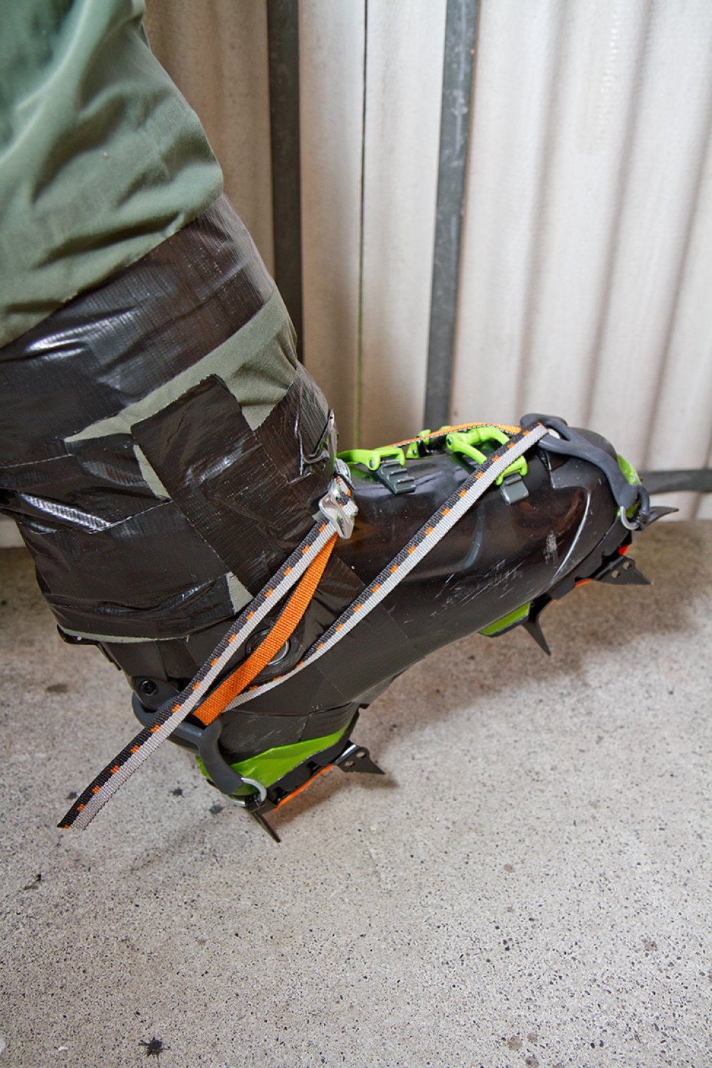 No gaiters packed?  - Duct tape ftw!