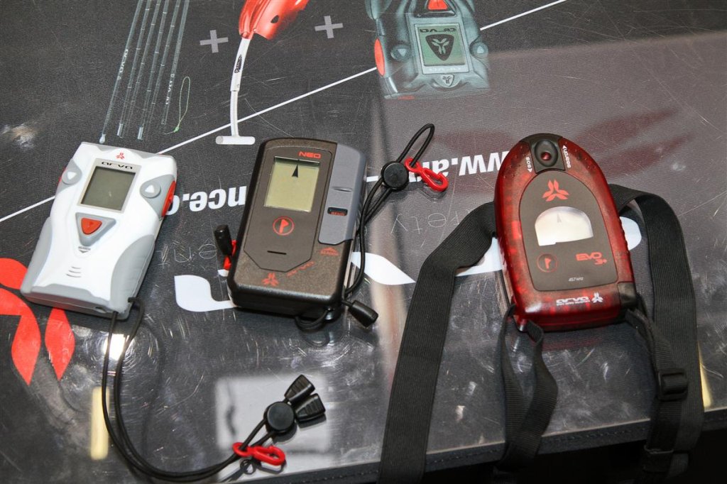 The three ARVA avalanche transceivers: Link, Neo and Evo 3+