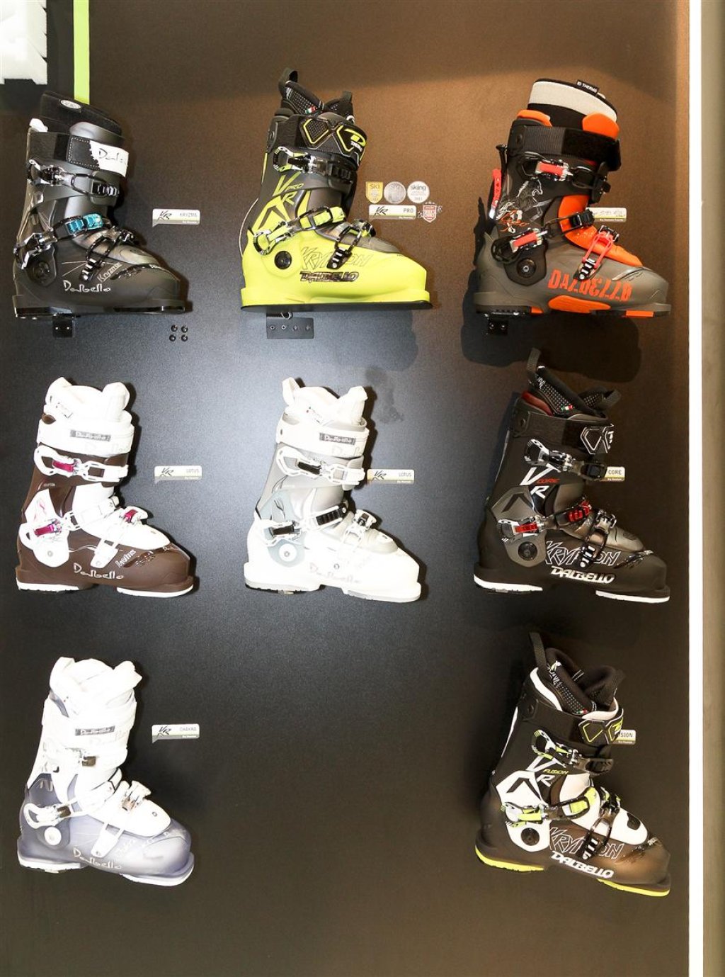 The downhill-oriented boot line from Dalbello