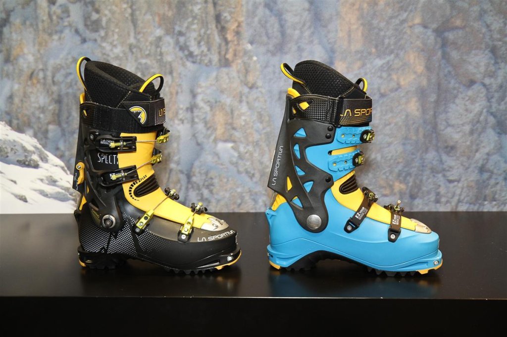 LaSportiva's ultra-light freeride boots Spectre and Sparkle.