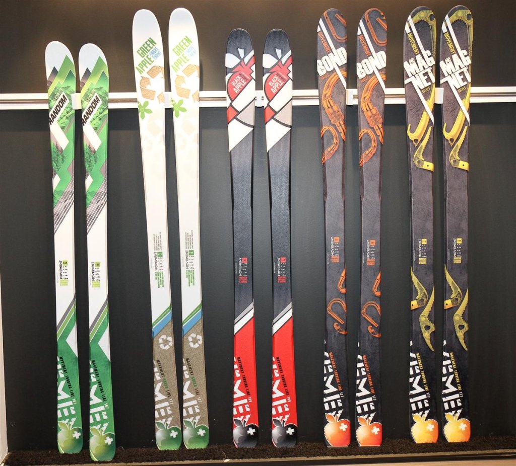 The touring models with a downhill focus: Random, Black Apple, Green Apple, Bond & Magnet