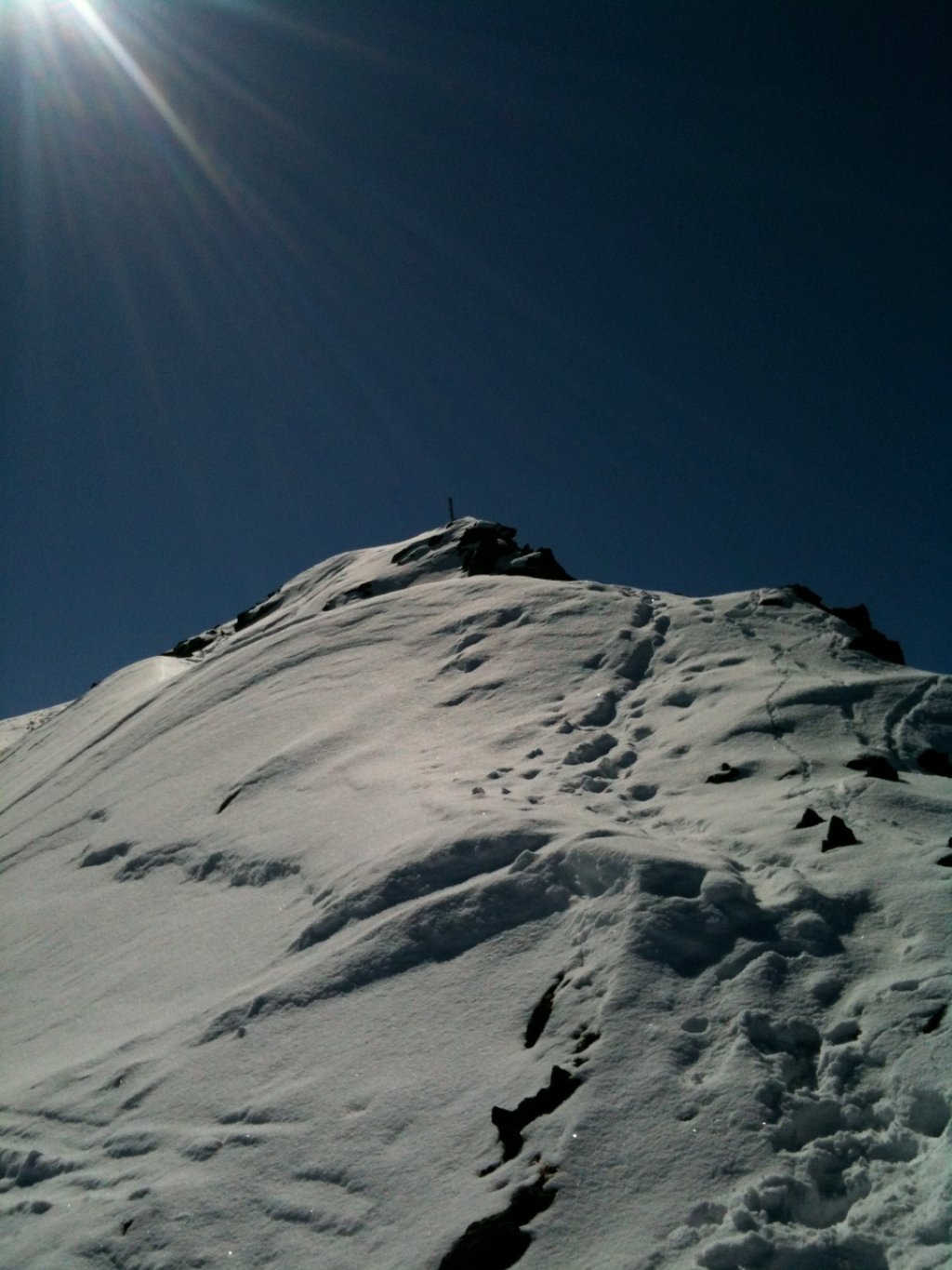 Shortly before the summit