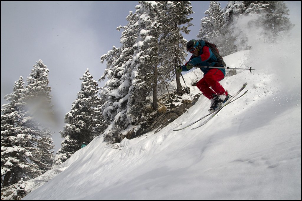 Freeriding at it\'s best. Here the 3-layer Dermizax™ NX combo is in its element
