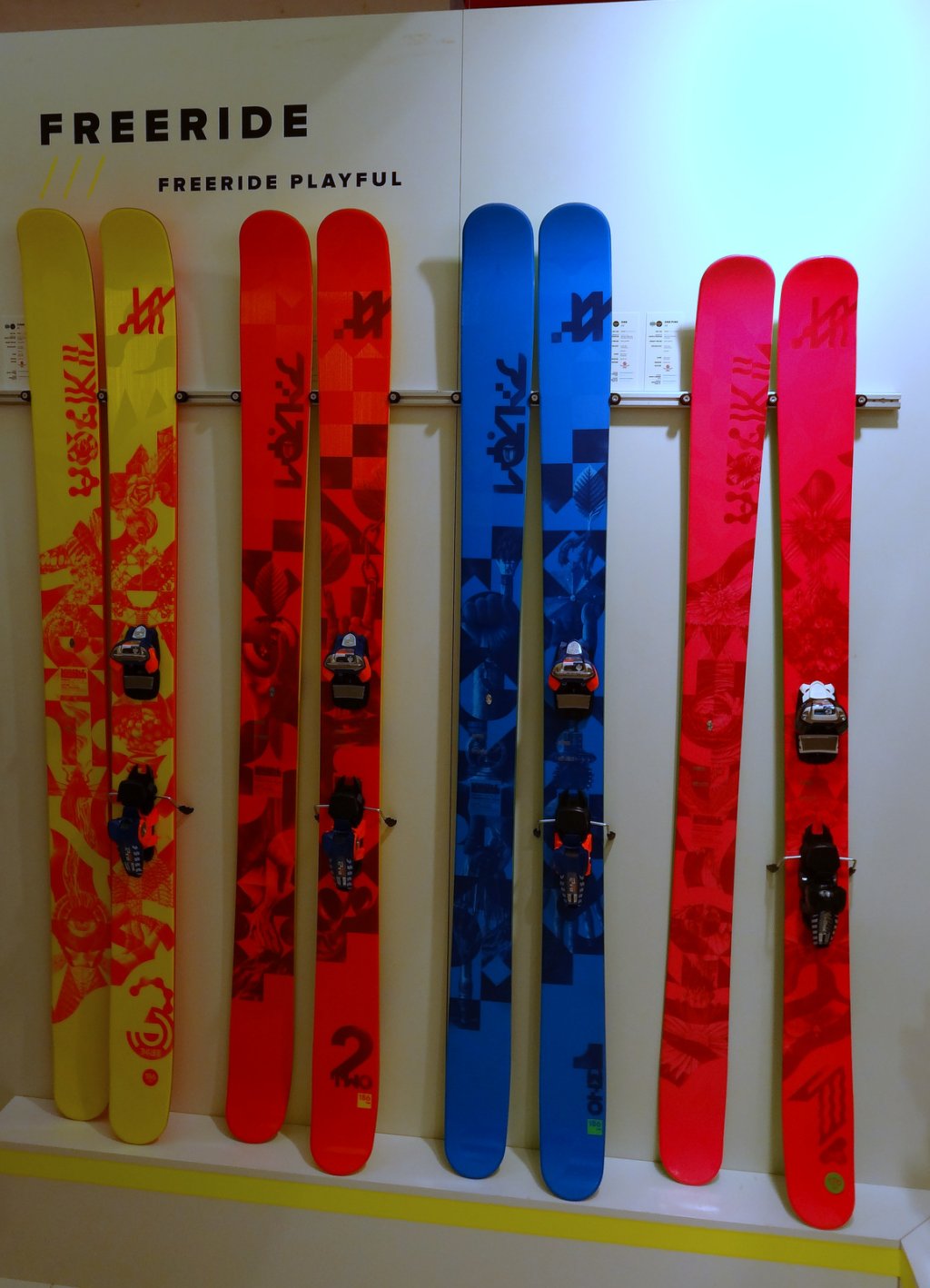 Völkl Playful Freeride, designs of the One and Two models remain the same (were mid-season releases last year)