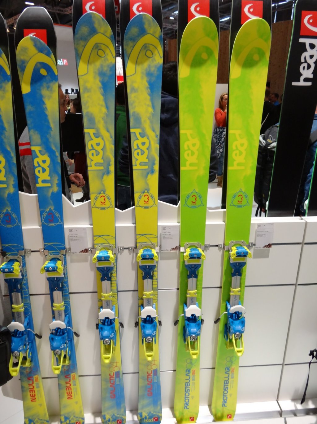 Head touring skis with a new basic concept...