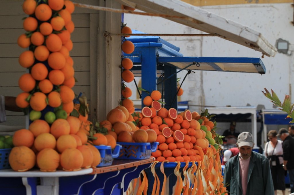 Freshly squeezed orange juice is the best-selling drink in Morocco alongside mint tea.