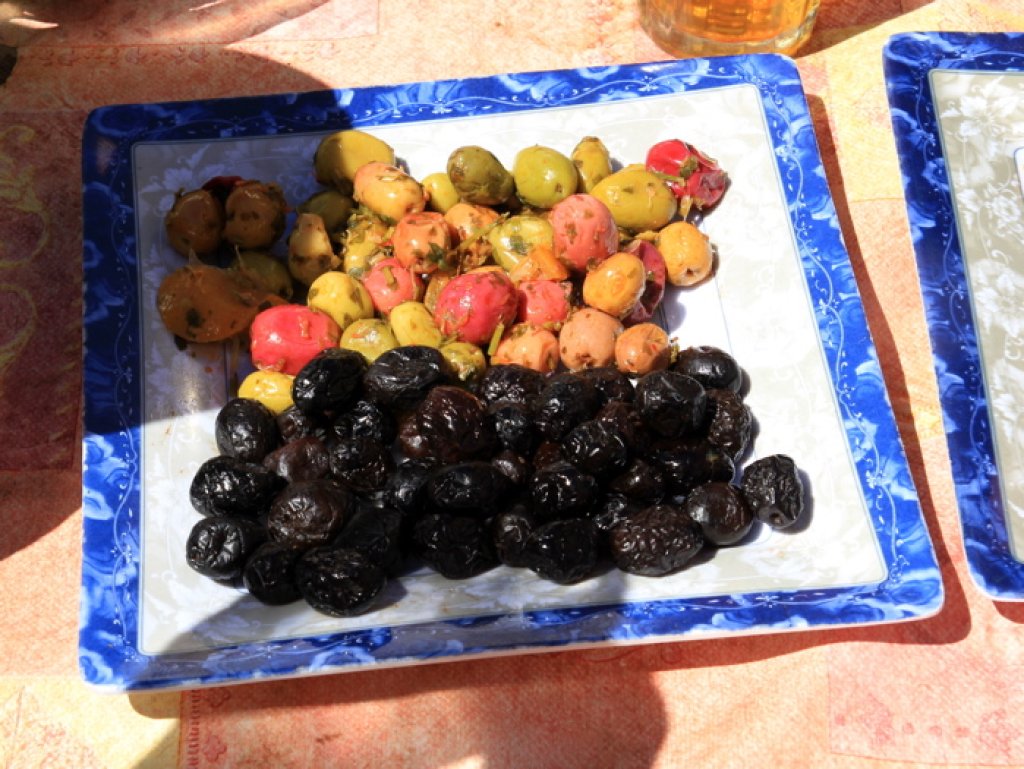 Olives are part of every meal in Morocco.