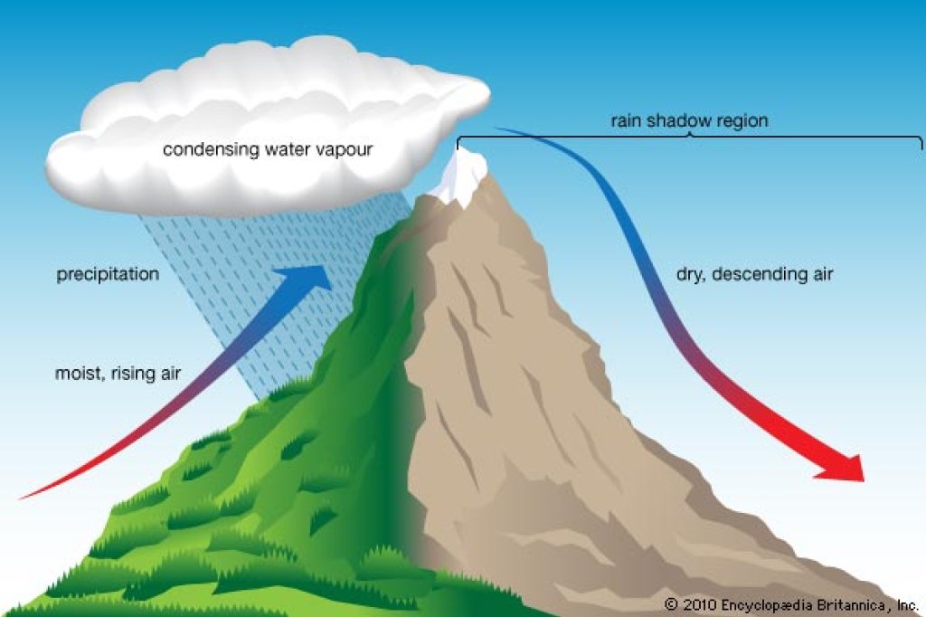 Schematic representation of downpour
