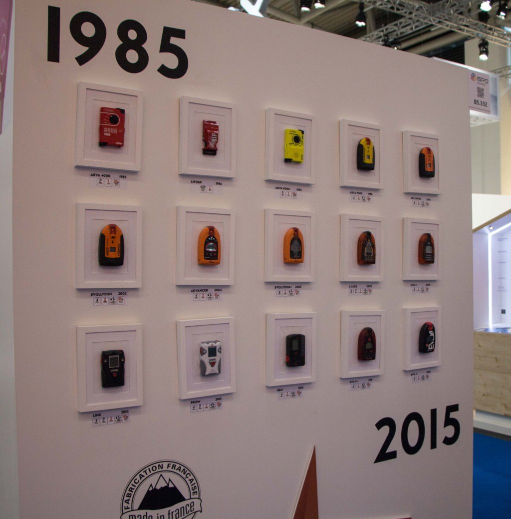 The history of Arva avalanche transceivers: From 1985 to 2015. New from 2015/16 will be the Evo4 (details to follow).
