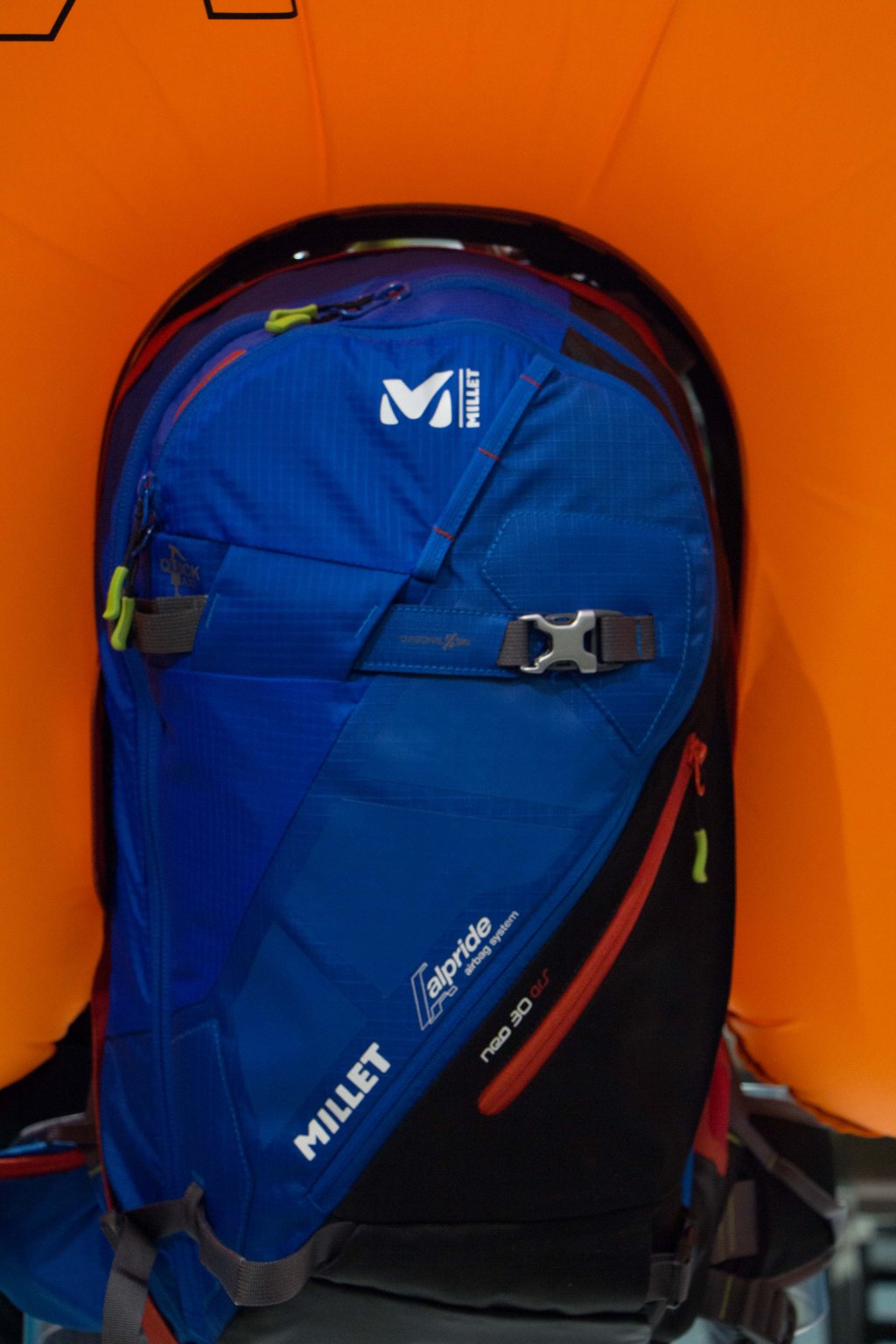 Airbag backpack from Millet based on the Alpride airbag system