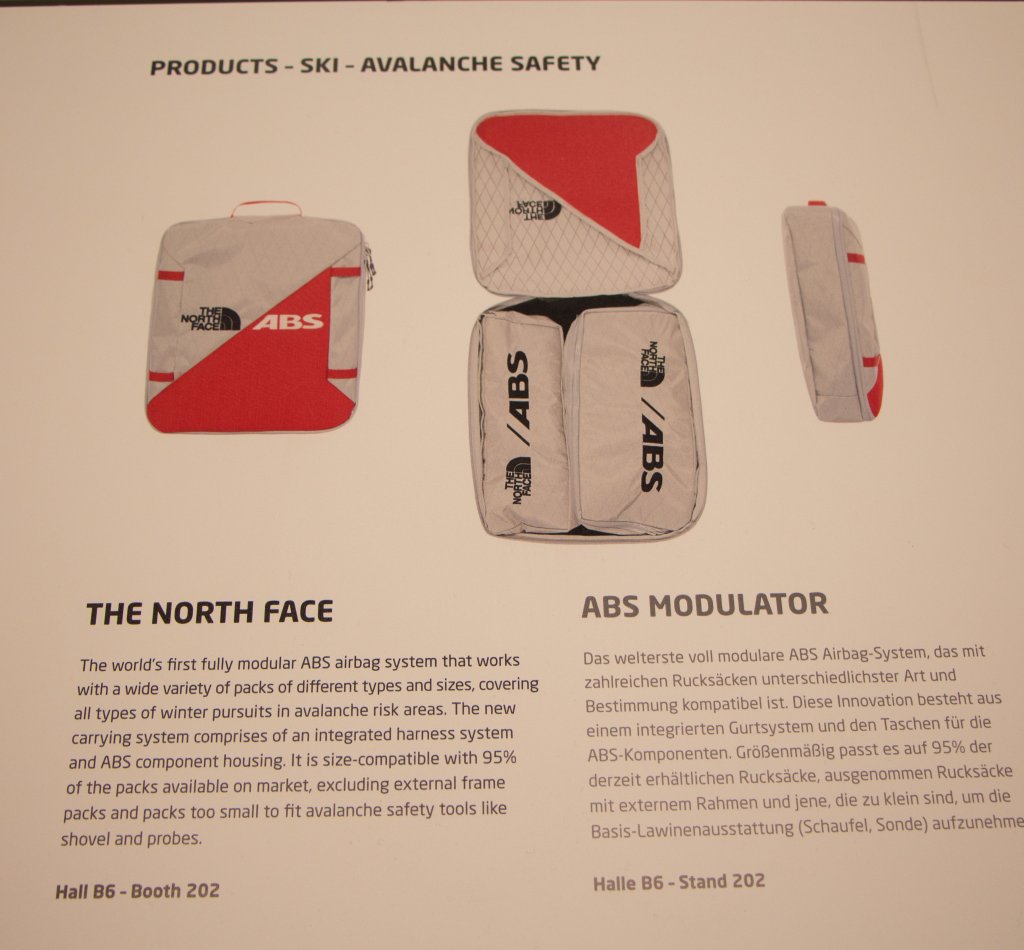 The North Face Modulator Airbag System (based on the proven ABS system from Aschauer GmbH)