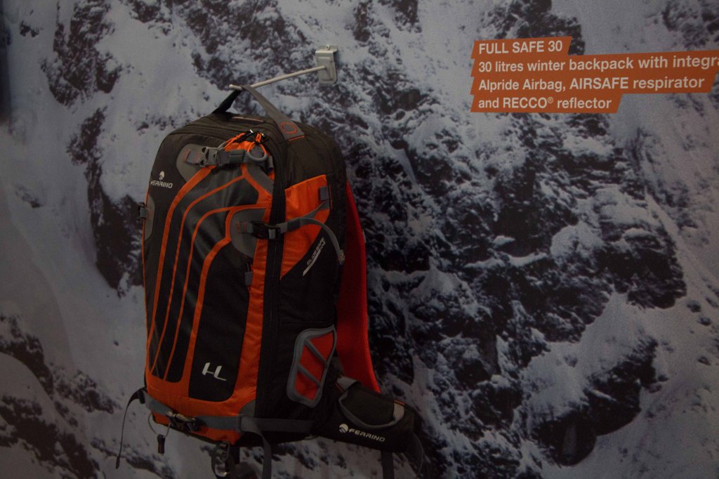 Airbag backpack from Ferrino