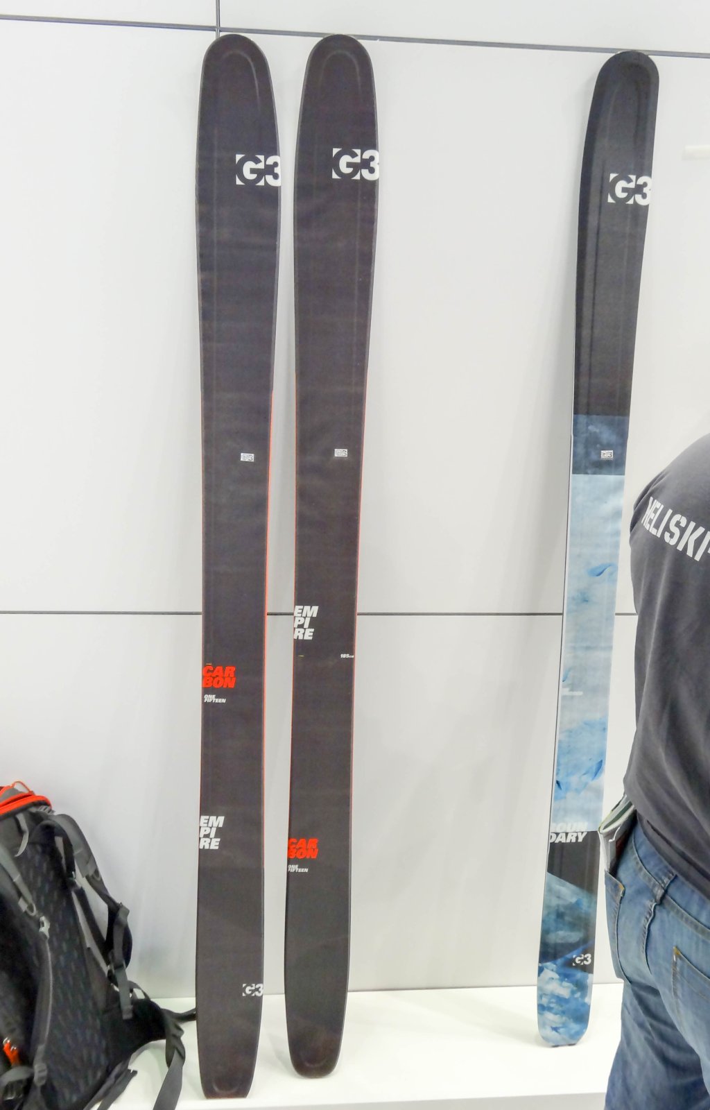 G3 Empire: Carbon skis with 115 center width