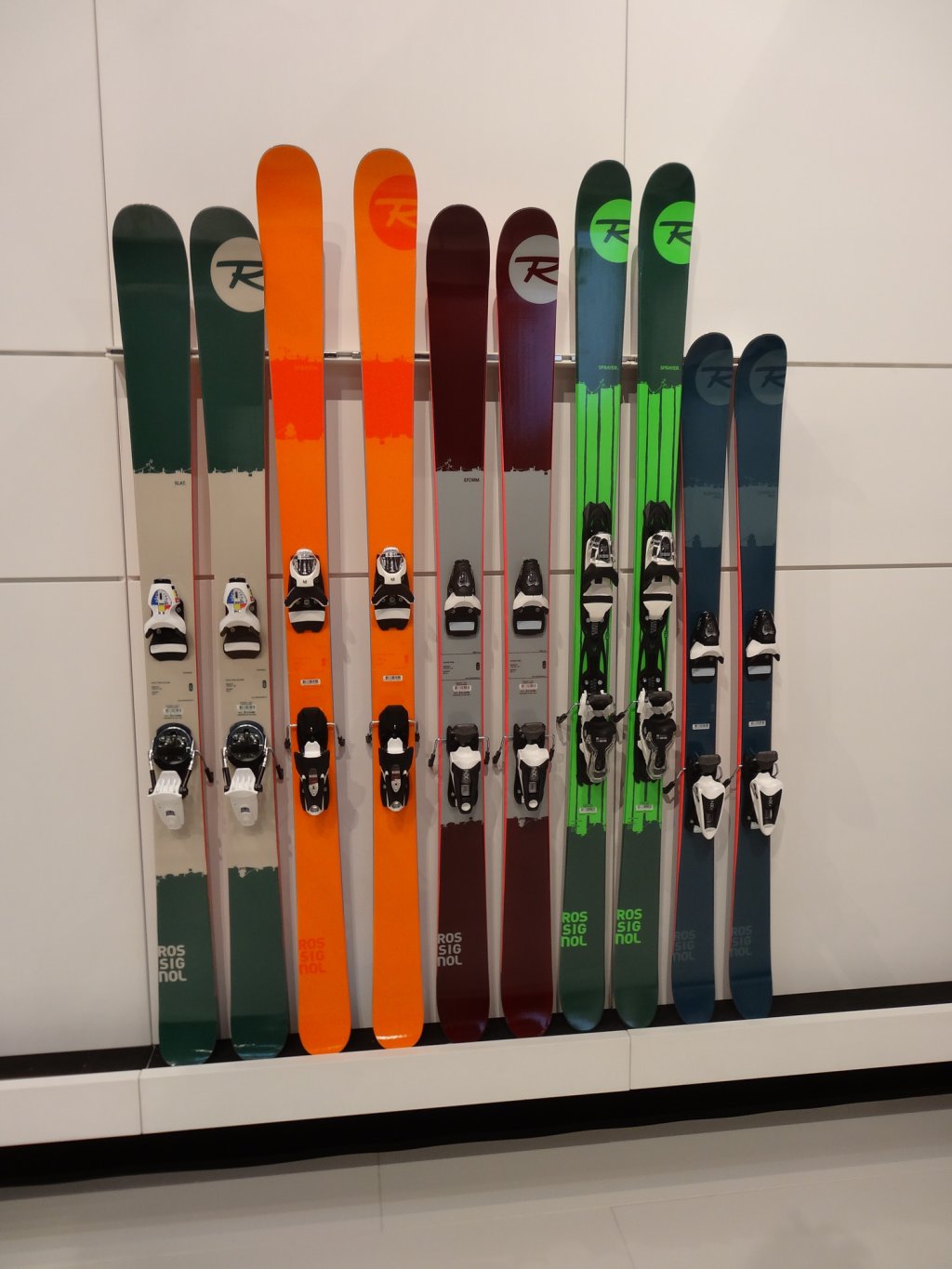 Rossignol freestyle/park skis, a wider model is only available in North America
