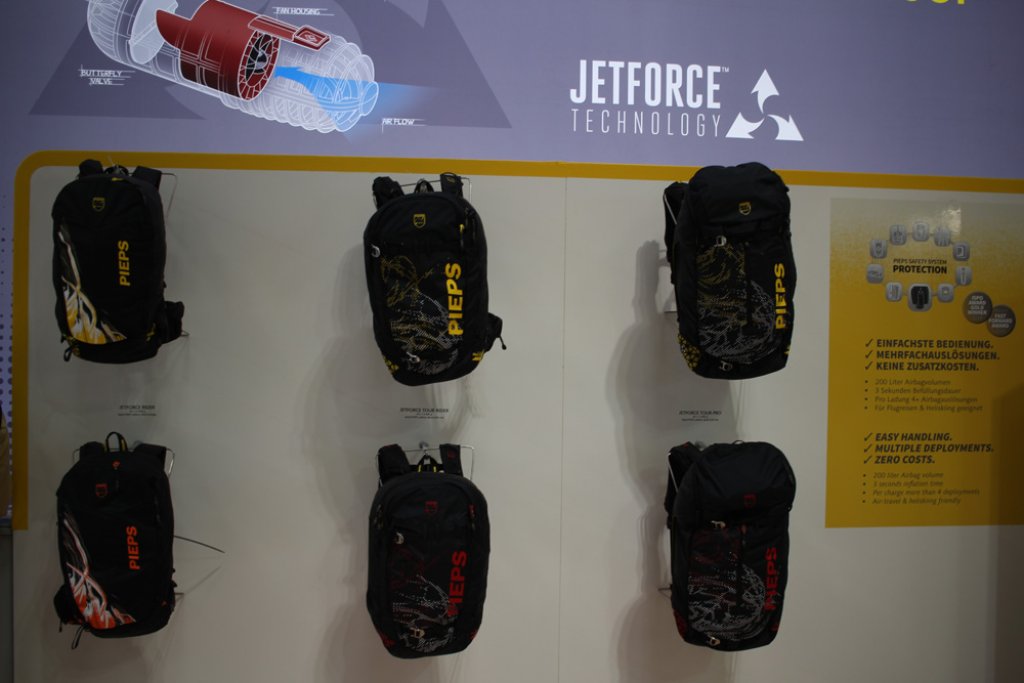 Pieps JetForce airbag backpacks