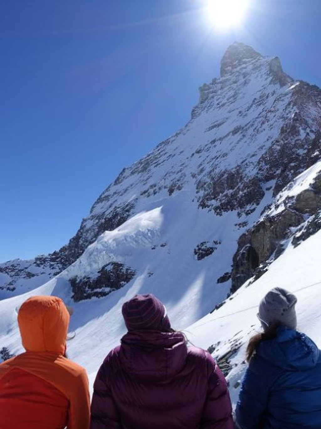 View towards the Matterhorn