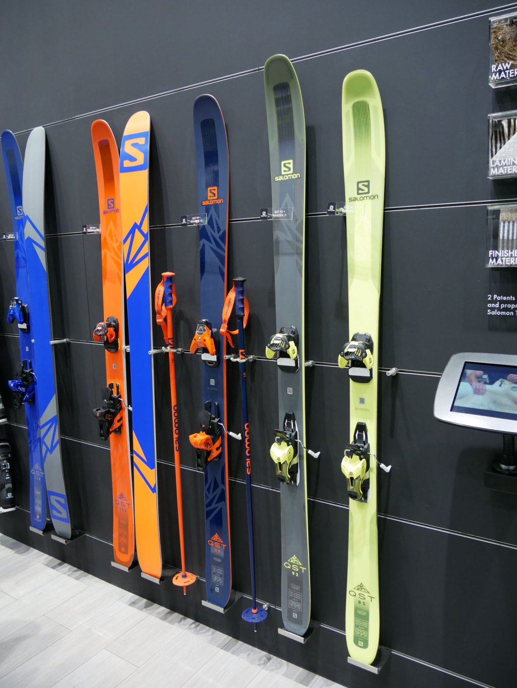 Salomon's freeride models are largely unchanged in design