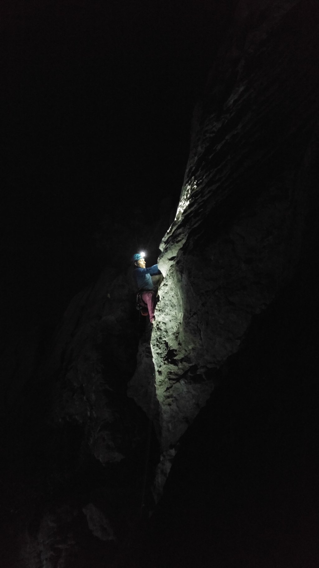 Night climbing