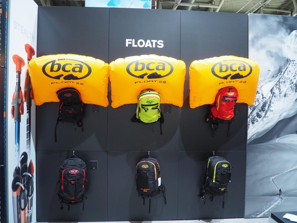 BCA Float backpacks
