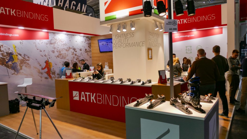 ATK stand at the ISPO, the small but fine luxury brand from Modena