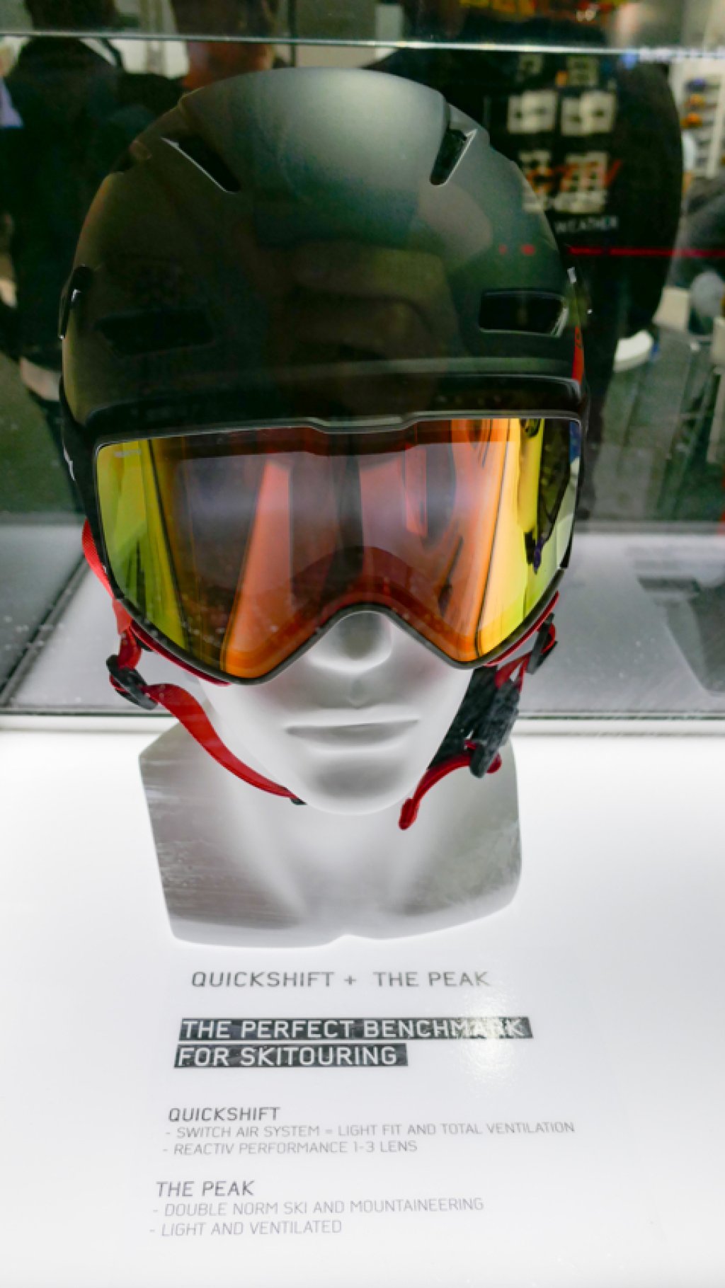 Julbo Quickshift goggle and The Peak helmet