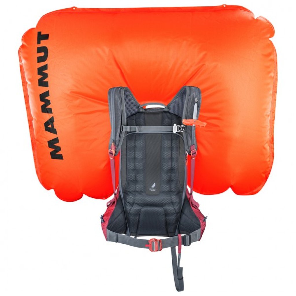 An avalanche backpack from the backpack specialists at Evoc.