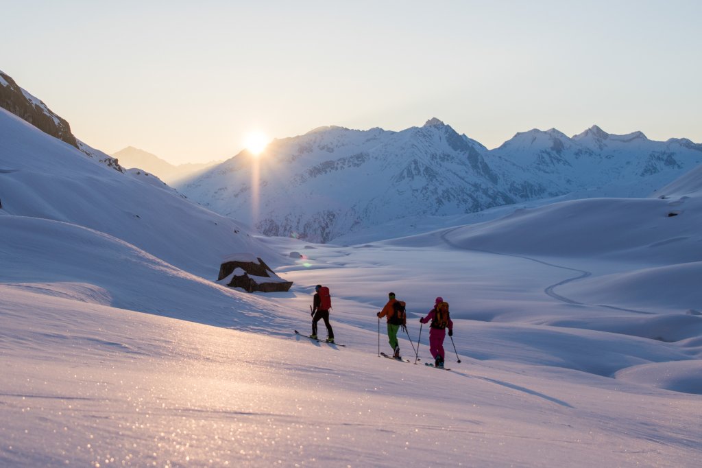 Away from the hustle and bustle of the Titlis, Engelberg also offers very quiet ski tours