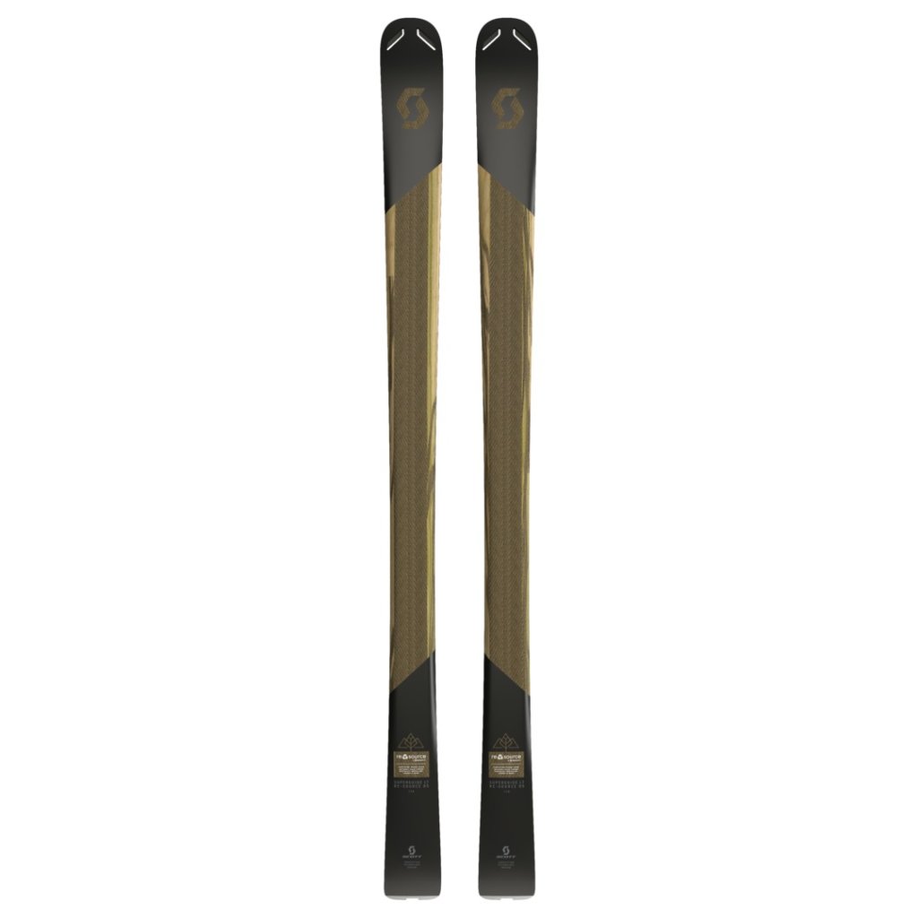 The new Scott Superguide 95 is the first ski in the RE-Source line and consists to a large extent of recycled material