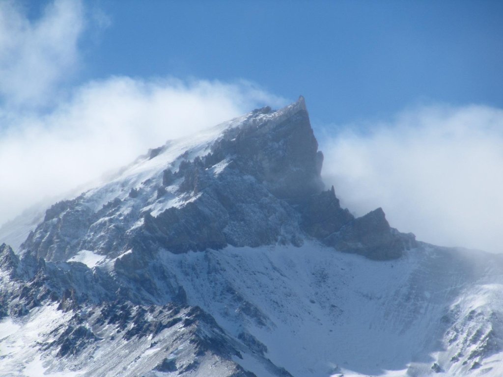 Cerro Las Lenas - Mit 4300m der höchste Berg im Tal