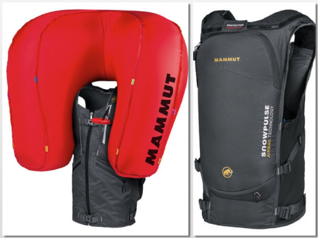 Mammut Alyeska Protection Airbag Vest mit aufgebalsenem PAS System