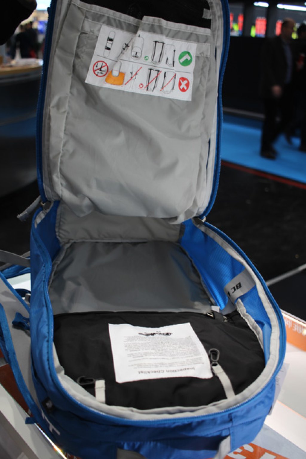 BCA Float 2.0: das komplette Airbagsystem ist in einem abgeschlossenen Fach verpackt. 