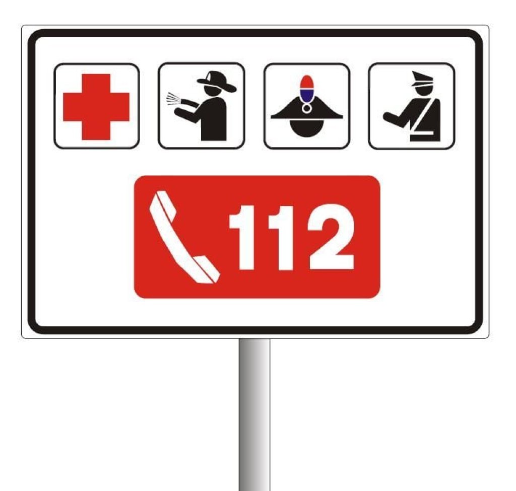 Die 112 als zentrale Notrufnummer in Südtirol.