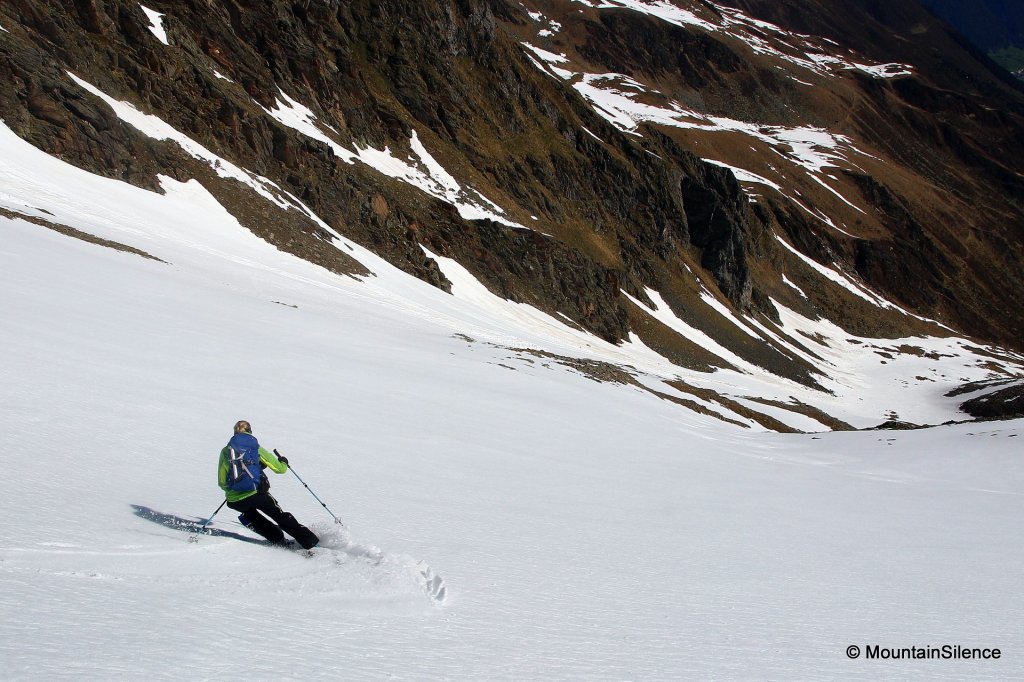 Skifahrerfirn aus besseren Zeiten.